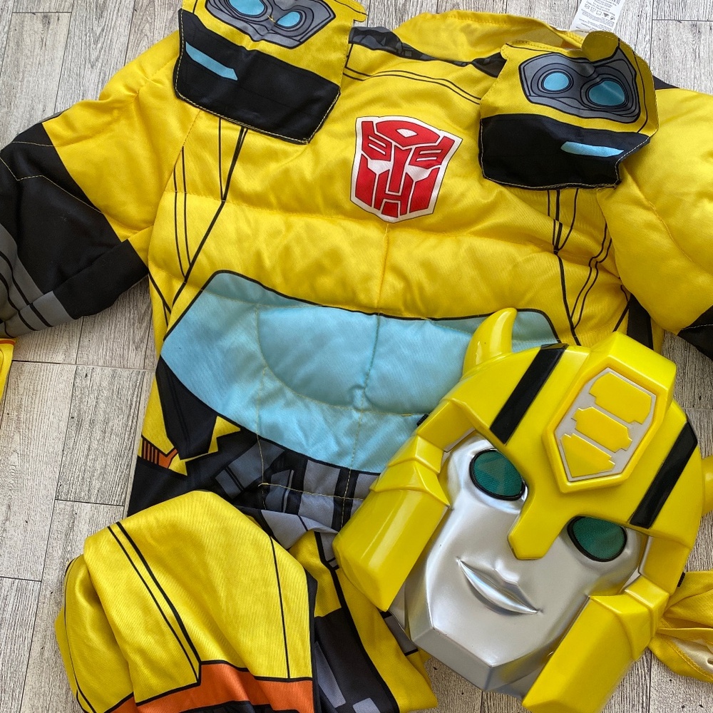 Transformers L 10/12 Muscle Bumble Bee Kids Costume